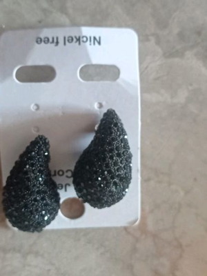 Large teardrop earrings new