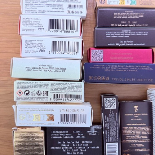 Louis Vuitton & Xerjoff Discovery Set tester, 19 perfume samples