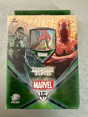 Marvel Spiderman Vs Doc Ock 1st Edition Deck Box like new