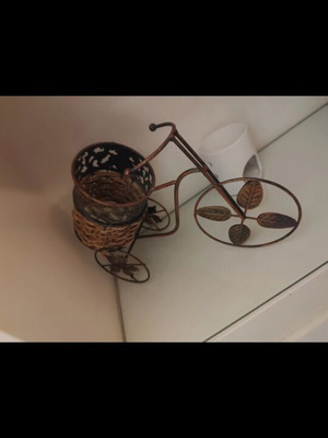 Decorative bottle holder used