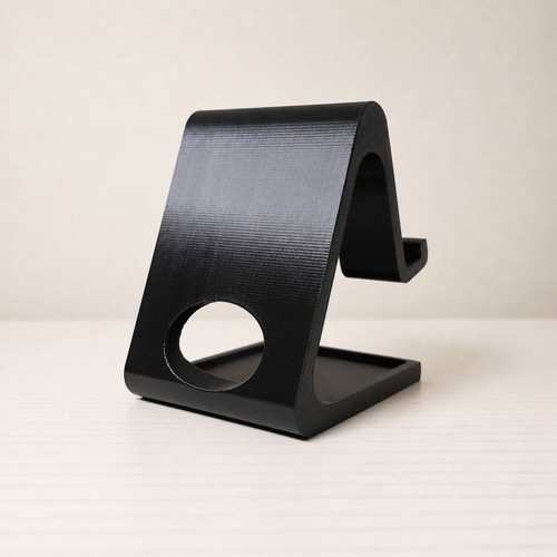3D Phone Stand with Earphone Holder like new