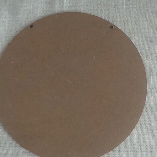 Wooden wall decor "To travel is to live" round, like new