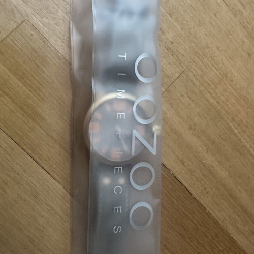 Oozoo Rose Gold Watch with Gray Leather Strap like new