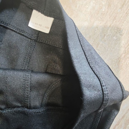 Zara girls' black leggings pants size 152 cm like new