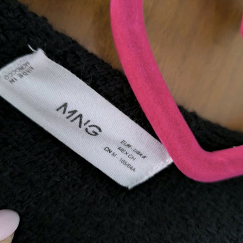 Mango black blazer with gold buttons size S new