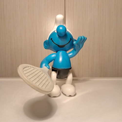 The Smurfs Tennis Smurf McDonald’s Happy Meal Toy 2002 new