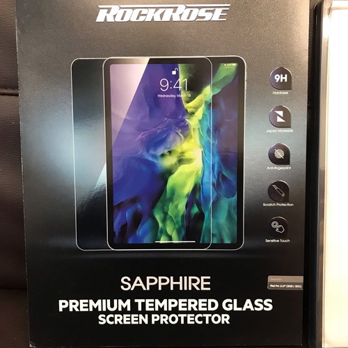RockRose Sapphire Premium Tempered Glass for iPad Pro 12.9" 2020/2021 new