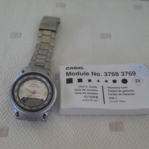 Casio diving watch Module No 3768 AW-82