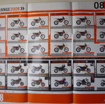 KTM 2008 poster all models, new