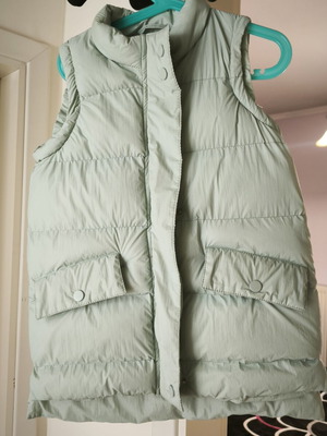 Energiers sleeveless jacket like new, turquoise, size No6