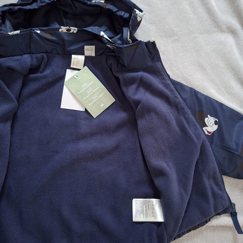 H&M Boys' Jacket with Mickey Mouse Pattern, New, Size 92 cm