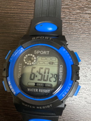 Electronic men's and teen watch new with illuminated dial