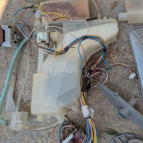Dishwasher parts for countertop model