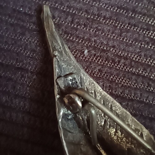 Silver pin vintage used
