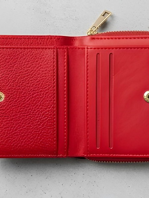 EpikFashion women's wallet new, compact red leather with many compartments