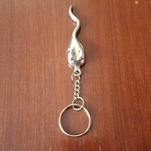 Keychain with tadpole like new