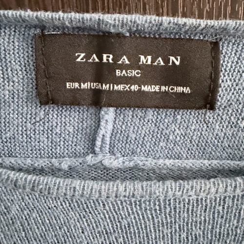 Zara blouse blue size M like new