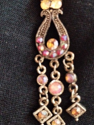 Boho vintage necklace like new, multicolor by Vintage Atelier