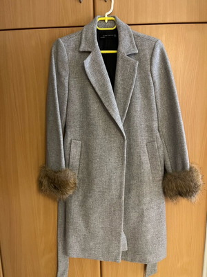 Zara coat grey like new, size S