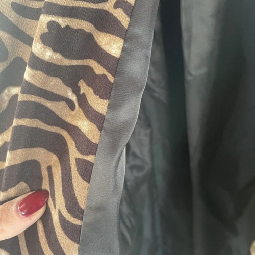 Shein leopard print blazer jacket new, size S, velvet-like