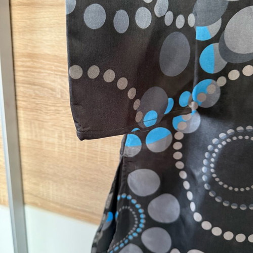 Tunic blouse like new, gray and blue, size S