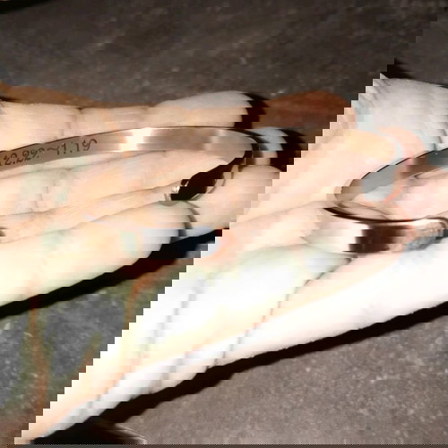 Αιγόκερως χειροπέδα καινούργια από ανοξείδωτο ατσάλι ασημί