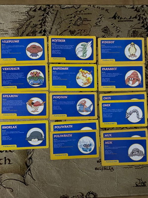 Συλλεκτικές κάρτες Pokemon μεταχειρισμένες, πακέτο 22 τεμαχίων (90s)