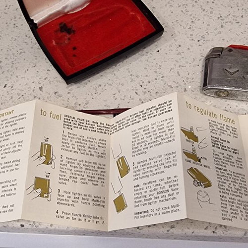 Ronson vintage lighter used, untested