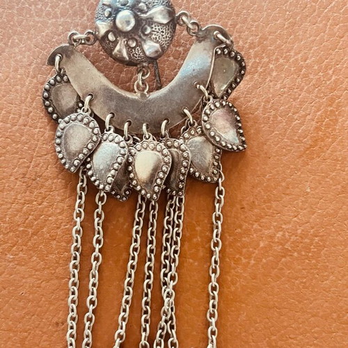 Traditional silver Caucasian antique jewelry like new
