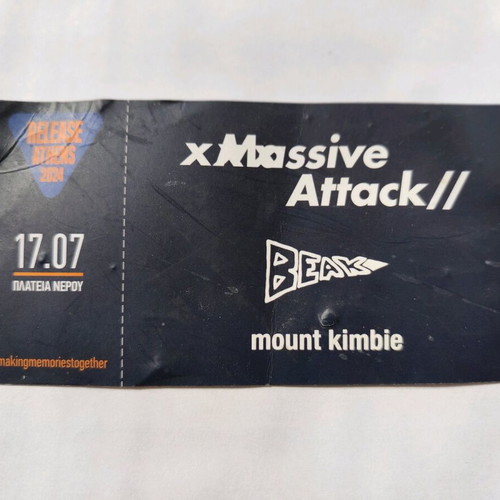 Release Athens 17/7/24 concert souvenir ticket used