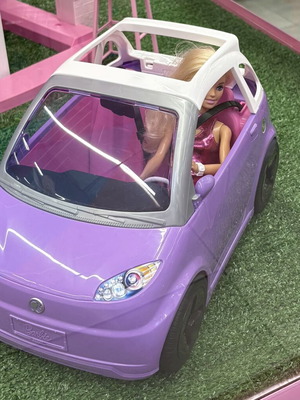 Barbie 2 σε 1 ηλεκτρικό αυτοκίνητο για κούκλες καινούργιο, 3+ ετών
