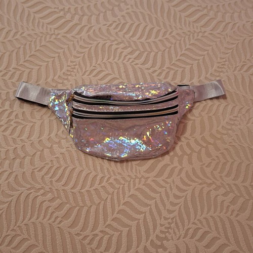 Shein waist bag like new, silver
