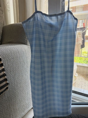 Blue dress like new, size S