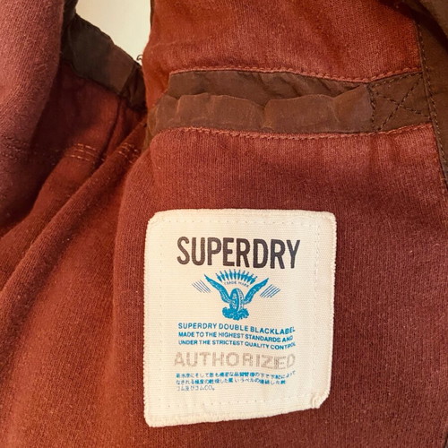 Superdry Academy Gilet brown size L like new