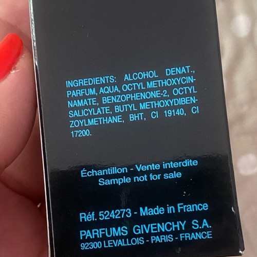 Givenchy Organza Indécence Eau de Parfum mini perfume like new 5ml