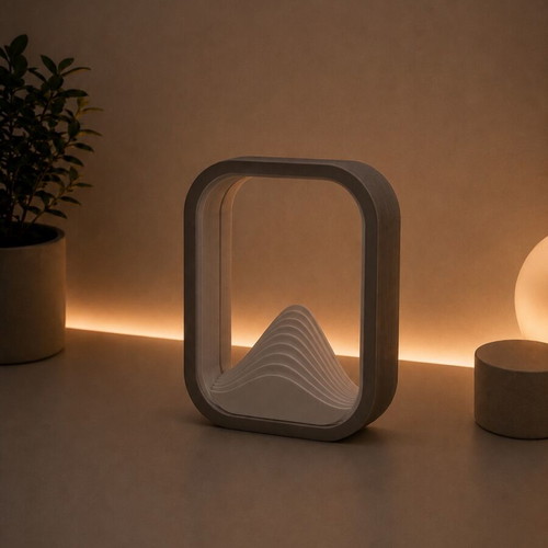 Modern LED Ambient Lamp 3D printed, made to order