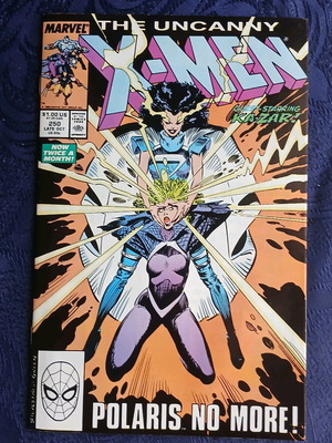 Uncanny X-Men #250 used Marvel comic 1989