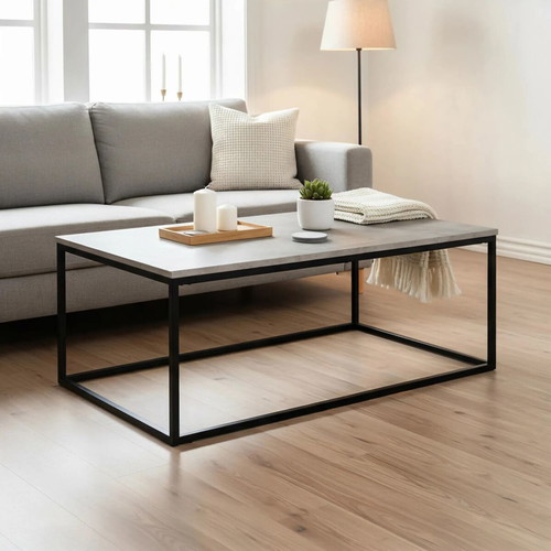 DOKKEDAL Coffee Table like new, industrial design, 115 x 75 cm
