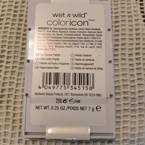 Wet n wild eyeshadows used with brush