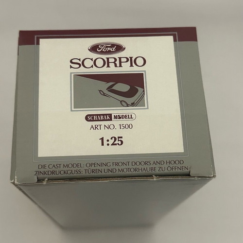 Ford Scorpio Schabak model 1:25 new with opening hood and doors