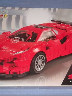Creative Blocks red racing car new, 272 pieces