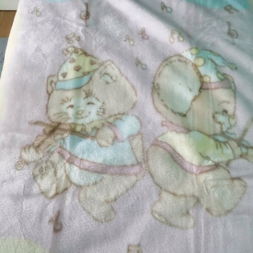Velveteen baby crib blanket new, Palamaiki