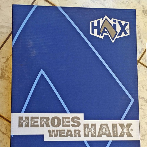 Haix Black Eagle Safety 50 Mid Boots size 43 new, black