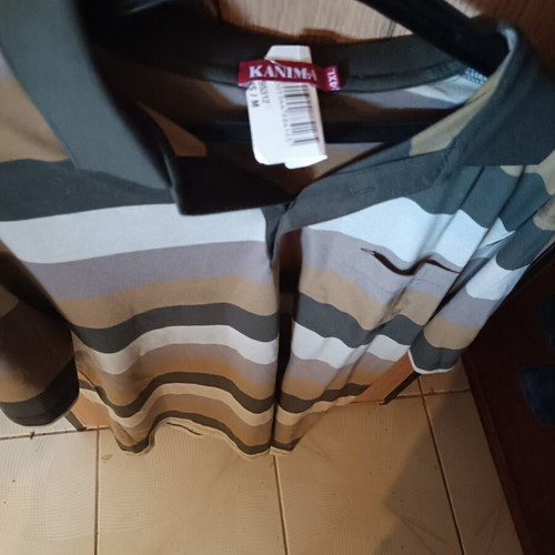 A.P.C. Polo Shirt new with tag, gray and beige, XXL-3XL