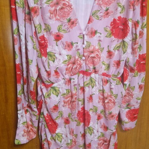 XXLOVE floral dress like new, size L-XL, pink