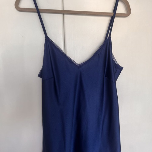 Molly Bracken Ladies Woven Camisole new, cobalt blue, size large