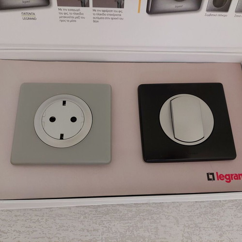 Legrand Celiane Flat socket and Celiane Soft switch in luxury packaging new