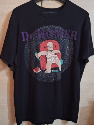 The Simpsons Homer συλλεκτικό T shirt XXL με glitter σαν καινούργιο
