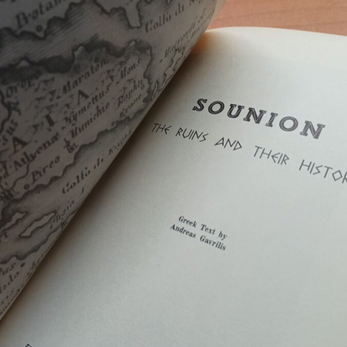 Book Sounion The Ruins of Their History like new, English text