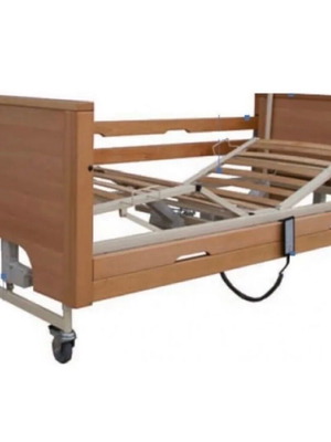 Electric hospital bed with mattress and air mattress like new